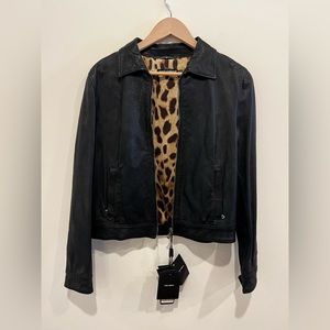 Dolce and Gabbana leather jacket